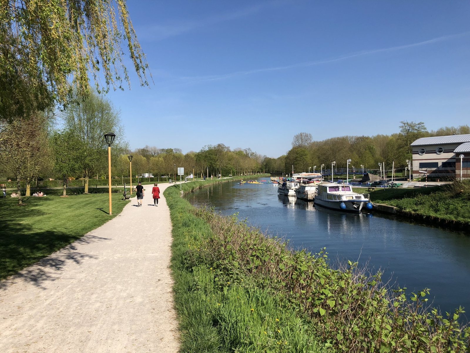Les bords de Scarpe à Saint-Laurent-Blangy