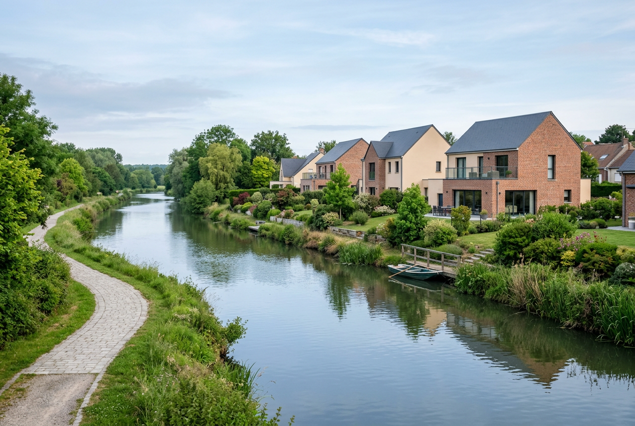 Saint-Laurent-Blangy, Commune familiale accessible, entrée nord d'Arras